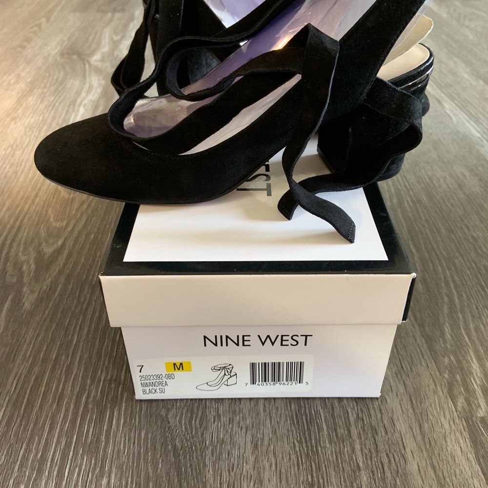 Black Suede Pumps